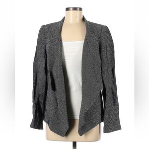 Zara Linen Blazer Open Front - image 1